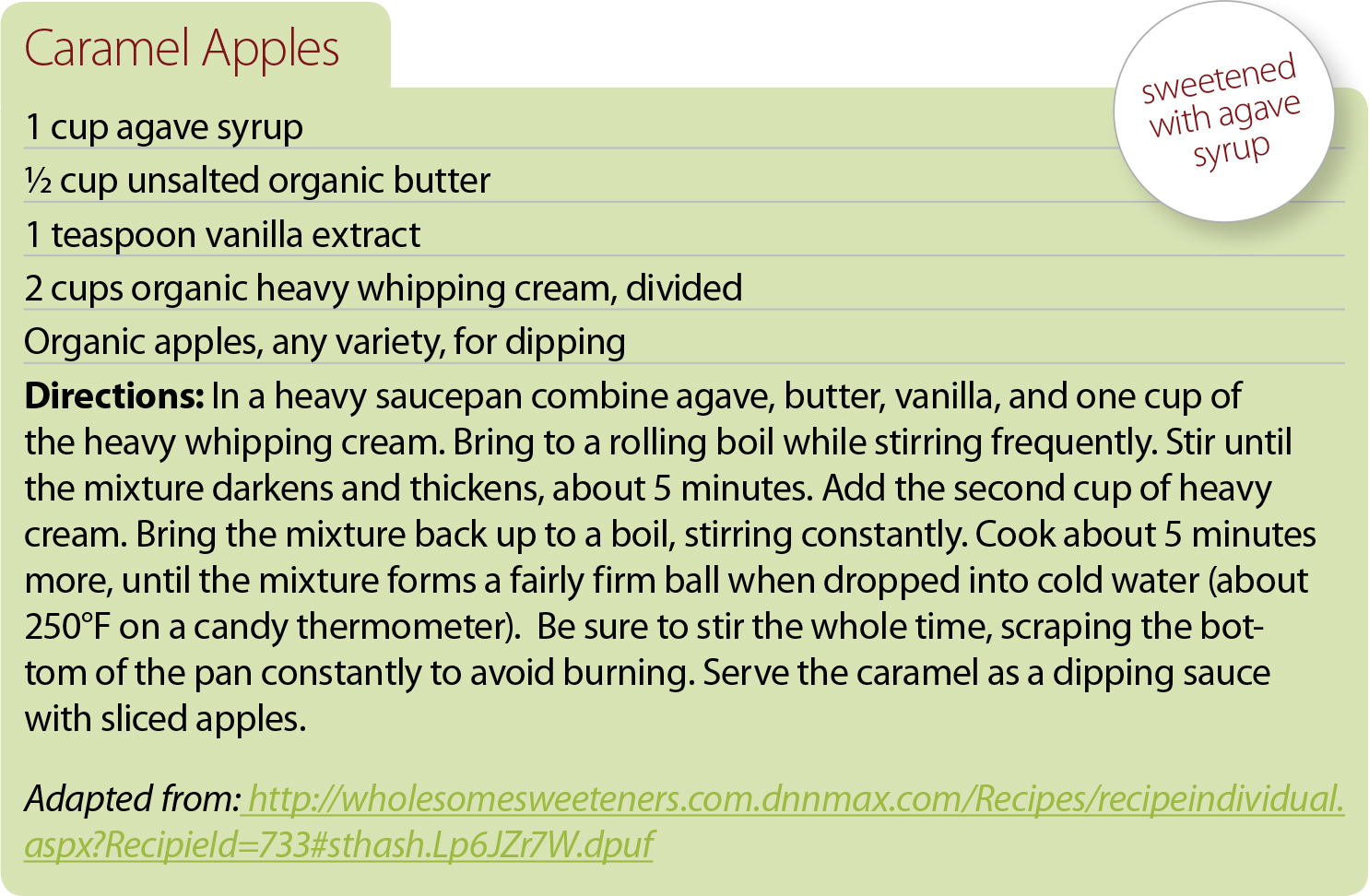 caramel apples recipe