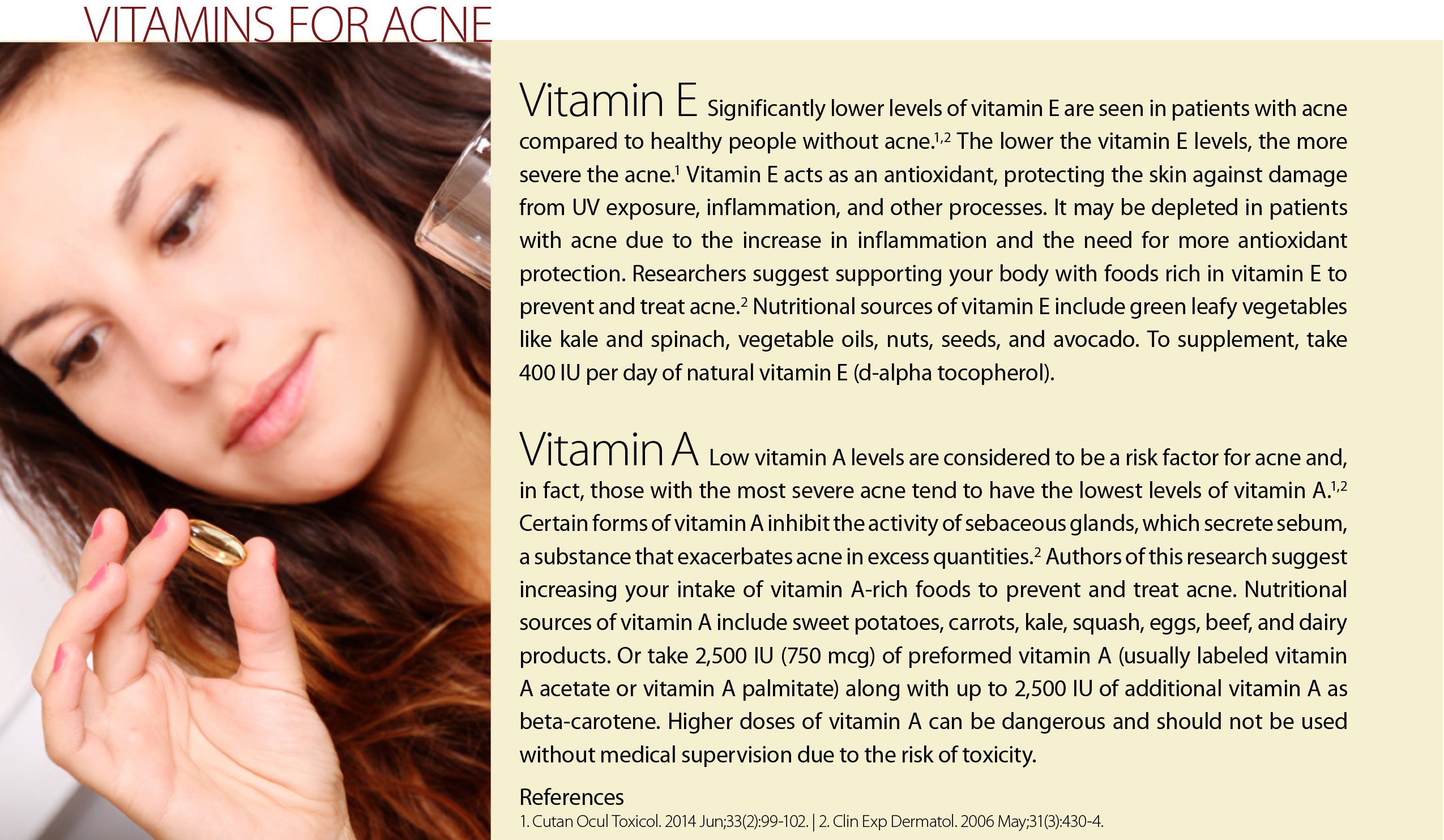 vitamin e chart
