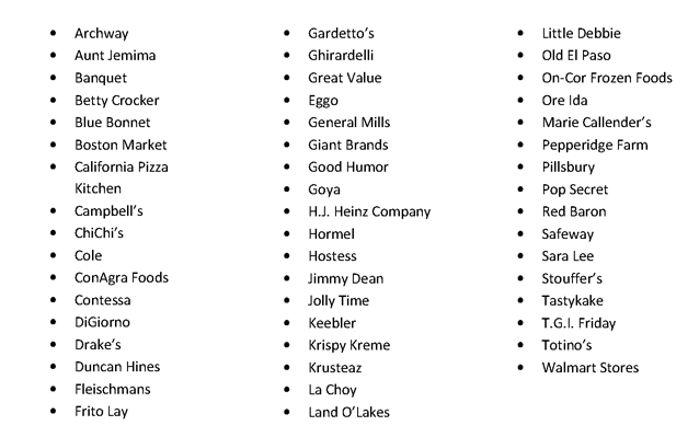 Worst trans fats foods-name-brands