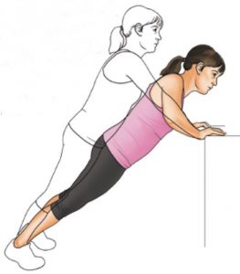 strength training modified push-ups